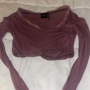 Urban Outfitters Long Sleeve Lounge Top